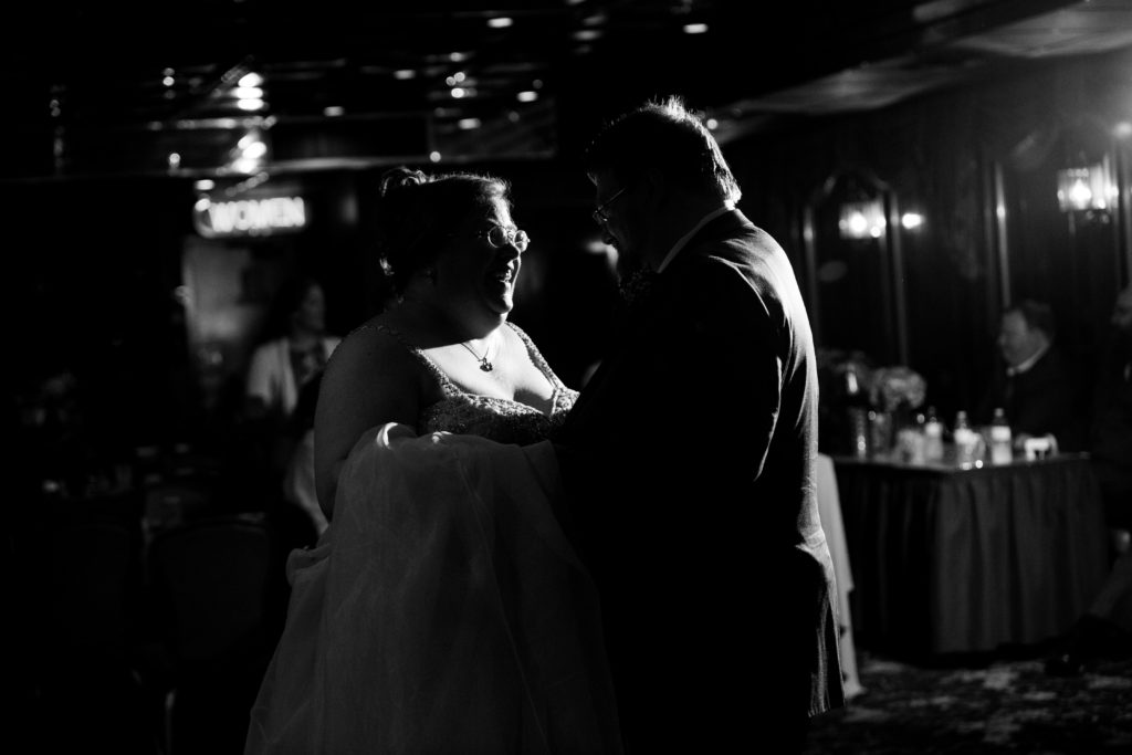 Quad Cities wedding Photographer - black and white wedding