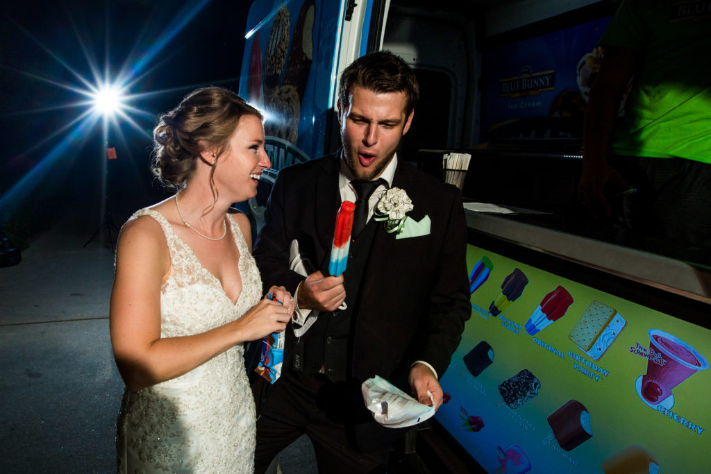 Cadenza Photo Imaging - Quad Cities wedding photographer - Reception ice cream truck