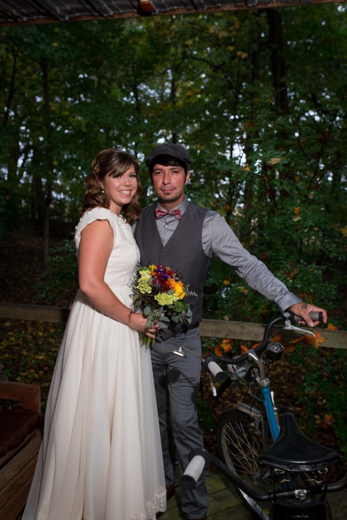 Bicycle themed wedding - Quad Cities